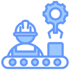 Manufacture Blue Icon