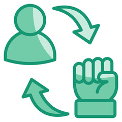 Coaching Icon Element For Design