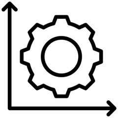 Project Size Outline Icon