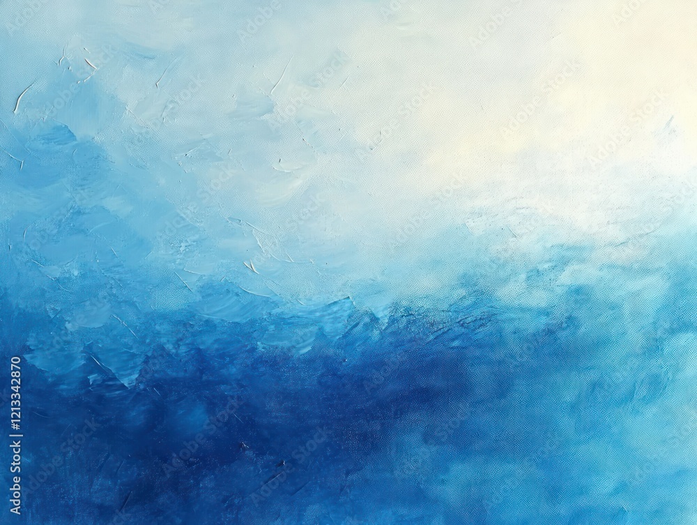 Poster serene abstract gradient blue hues calming minimalist background with soft texture for elegant banners posters