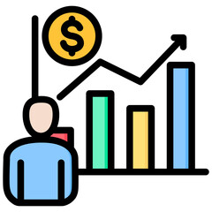 Development Outline Color Icon