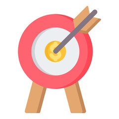 Target Market Flat Icon