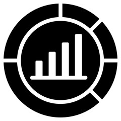 Market Size Glyph Icon