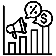 Promotion Analysis Outline Icon