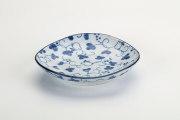 Empty clean color plate dishware