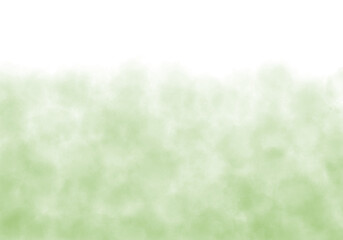 Transparent green smog effect, faint scattered smoke particles