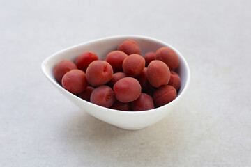 Traditional Japanese sour plums