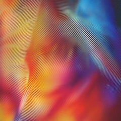 Vibrant abstract colorful wave patterns in motion