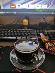 a cup of coffee in the morning before starting your activity