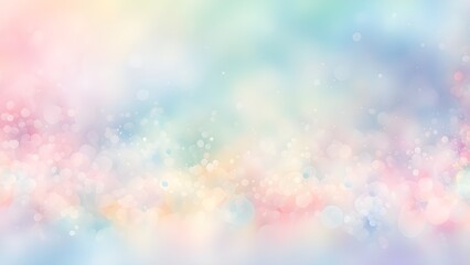 Abstract pastel background with soft bokeh lights and a dreamy, ethereal feel.