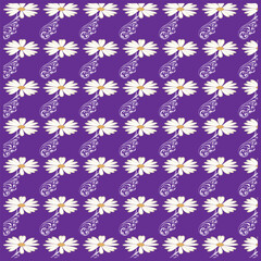 seamless pattern with flowers