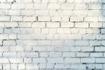 Whitewashed brick wall texture, perfect for backgrounds. Ideal for design projects needing a rustic, vintage feel.