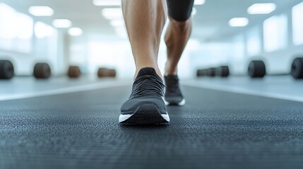 Dynamic Lateral Band Walk: Unleashing Strength and Agility in Fitness Training for All Levels. Low-Impact, High-Intensity Cardio Workout Concept
