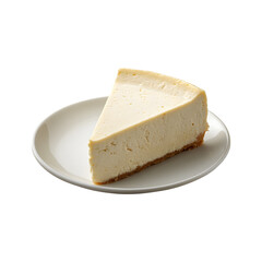 Tofu Cheesecake on transparent background