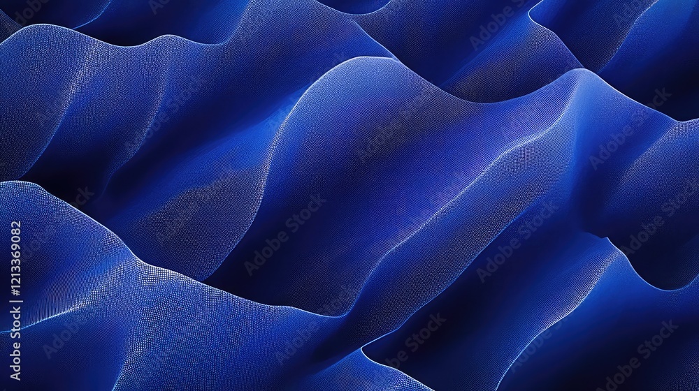 Poster a minimalist aerial view of rhythmic wave formations in deep ocean water, creating abstract textures