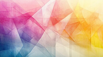 Abstract Colorful Geometric Pattern Artwork