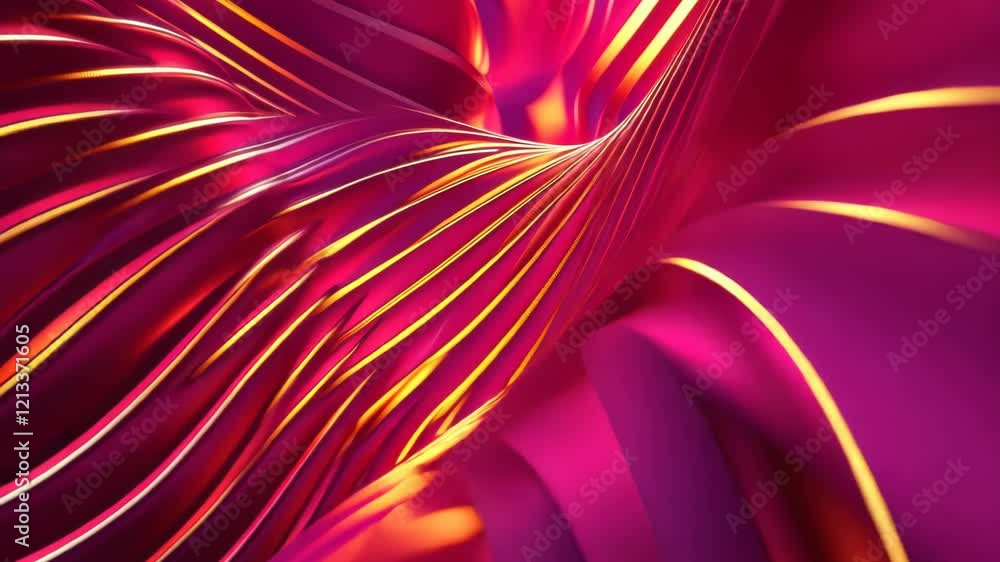 Aufkleber vibrant waves of color dance in a mesmerizing abstract display. generative ai