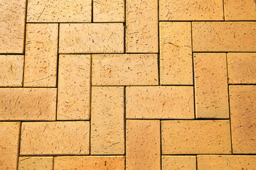 デザイン的なブロック歩道