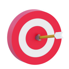 3D Red Target