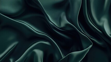 Obraz premium Silky Green Velvet Textile