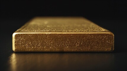 Gold Ingot: A small but heavy and valuable rectangular block of pure gold, often stored as a precious asset or used for trade and investment purposes.
