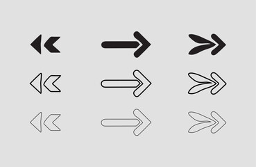 Arrow Graphics for Motion and Navigation Design Modern Flow Arrow Patterns for UX and Visual Design Inspiration