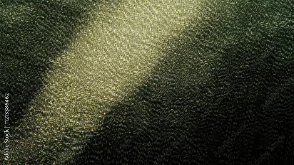 Poster dark green textured fabric with light. ideal for backgrounds, adding depth and texture to design pro