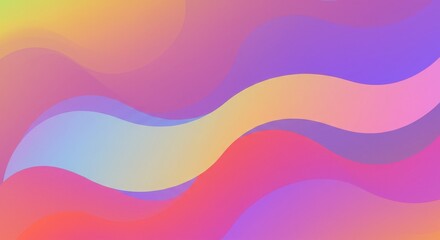 Abstract Liquid Gradient: A mesmerizing abstract background with a flowing and fluid gradient design in vibrant hues of pink, purple, blue, and yellow, creating a sense of motion and dynamism.  