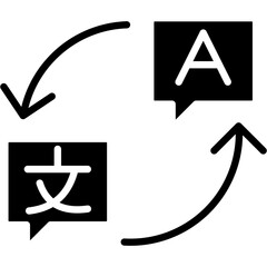 Translate glyph icon