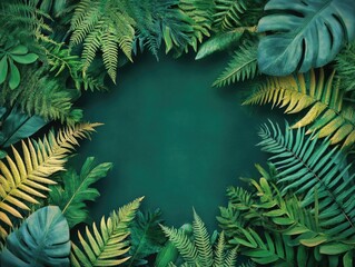 Vibrant Tropical Greenery