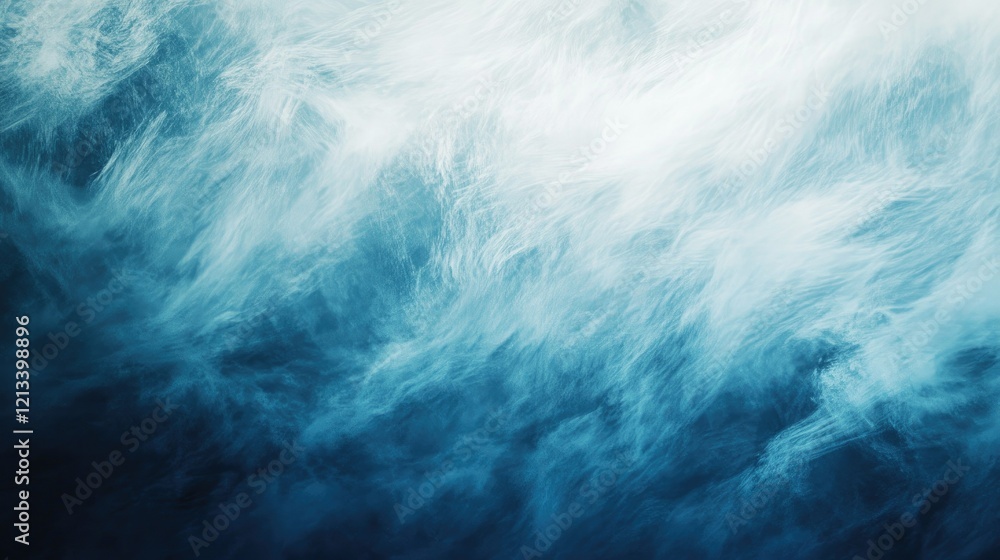 Poster abstract blue water background with soft waves and reflections ideal for use in design projects, pre
