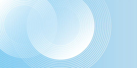 Abstract minimalist banner background  pastel colorful  blue and white gradations art