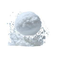 White Cloud Floating in the Air on transparent background