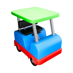 a 3D rendered illustration of buggy car