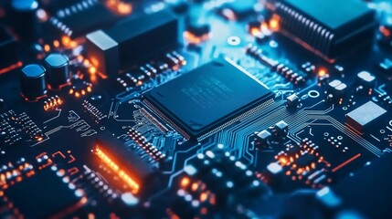 Fototapeta premium electronic circuit board