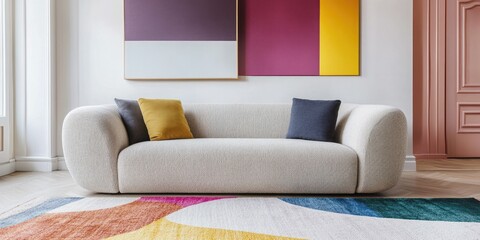 Contemporary Living Room Scene
