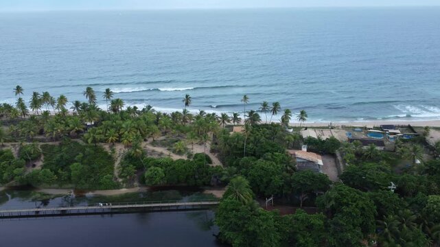 images of the beautiful beaches of arembepe cama&ccedil;ari bahia