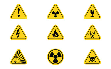 Warning Vector icon design illustration