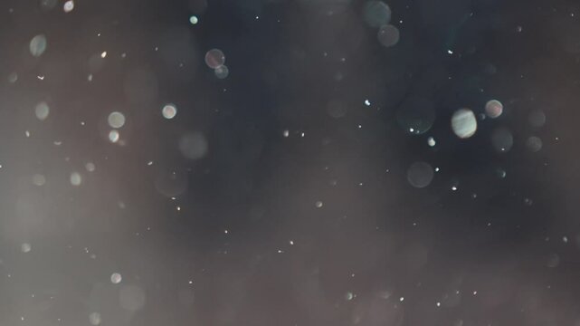Super Slow motion real dust particles floating in the air 