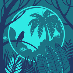 background with trees