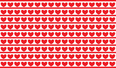 Hearts background for Valentine's Day. Patterns to print gift paper. Wallpaper. February 14