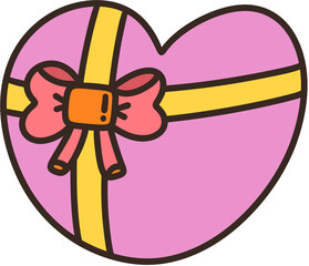 heart shaped gift box

