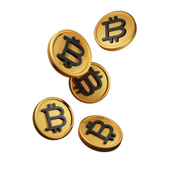 3d five coins bitcoin crypto currency