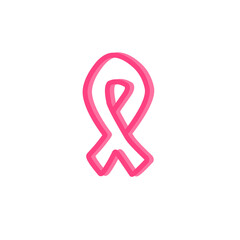cancer ribbon design vector