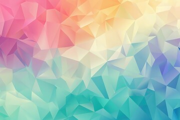 Obraz premium Abstract pastel polygon background