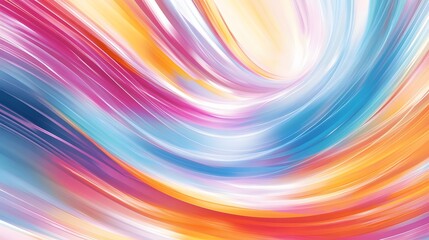 Fototapeta premium Abstract Colorful Swirling Lines Artistic Design