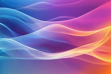 Fototapeta premium Abstract colorful waves background