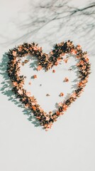 Heart Shaped Floral Arrangement  Spring Flowers  Love  Romance  Valentine s Day