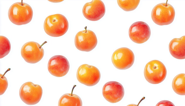 pattern with mountain cherries
