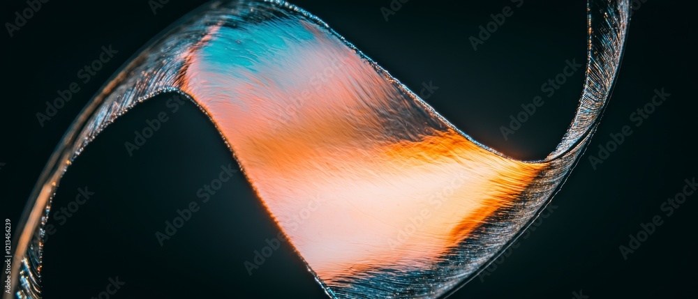 Poster abstract swirling light trails colorful energy flow dynamic motion artistic design